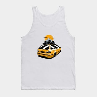 Yellow E39 Touring Mountains Tank Top